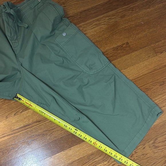 Anthropologie Pilcro Slouchy Fit Surplus Pants Green Size 31 Petite - Picture 11 of 11